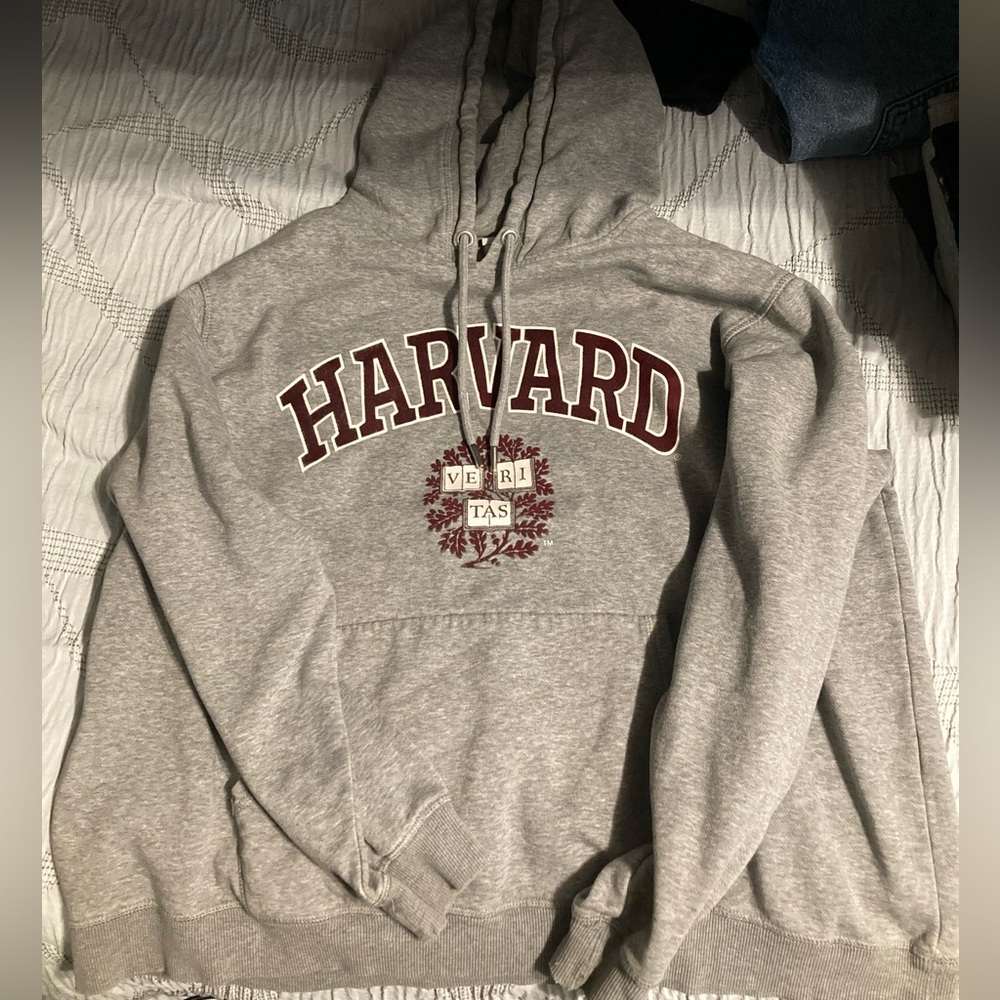 H&M Gray Harvard Hoodie
